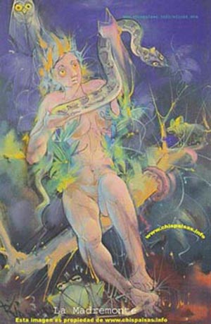 la madre monte, la madremonte,  madremonte, mitos, leyendas, colombia, fotos, imagenes,  populares, dibujo, pintar, mancarita, colombianos