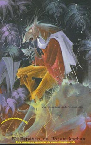 El espanto de hojas anchas,  mitos, leyendas, colombia, fotos, imagenes,  populares, dibujo, pintar, espanto, hojas,  espanto de hojas anchas, colombianos